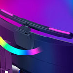 Đèn treo màn hình cong laptop, đèn bàn máy tính, Màn cong không đèn nền RGB, Màn cong có đèn nền RGB