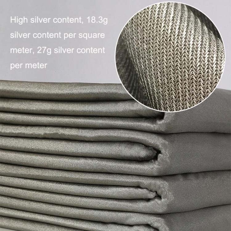 ZDY-1 Vải mềm chống bức xạ ion bạc sợi bạc Sterling dệt kim Kháng khuẩn Vải co giãn, Kích thước: 1 Mét vuông, 1 Mét vuông