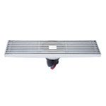 Ống thoát sàn đồng nguyên chất kéo dài 8x30cm, Kiểu dáng:, K8034 mạ chrome + hàng thẳng màu đen, K8034 mạ chrome + tự niêm phong đồng, K8034 mạ chrome + niêm phong nước sâu 5.5, K8034 mạ chrome + treo từ tính, K8035 bàn chải niken + hàng thẳng màu đen...