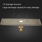 Ống thoát sàn đồng nguyên chất kéo dài 8x30cm, Kiểu dáng:, K8034 mạ chrome + hàng thẳng màu đen, K8034 mạ chrome + tự niêm phong đồng, K8034 mạ chrome + niêm phong nước sâu 5.5, K8034 mạ chrome + treo từ tính, K8035 bàn chải niken + hàng thẳng màu đen...