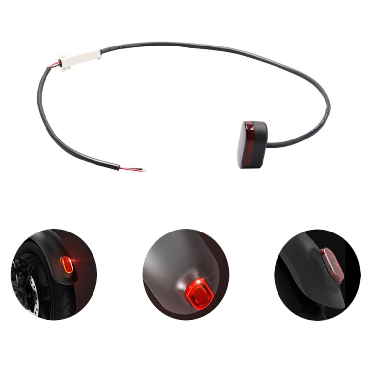 Phụ kiện Xe scooter điện Xiaomi M365, chắn bùn+giá đỡ+đèn hậu, màu đen có cờ lê, màu đen không có cờ lê