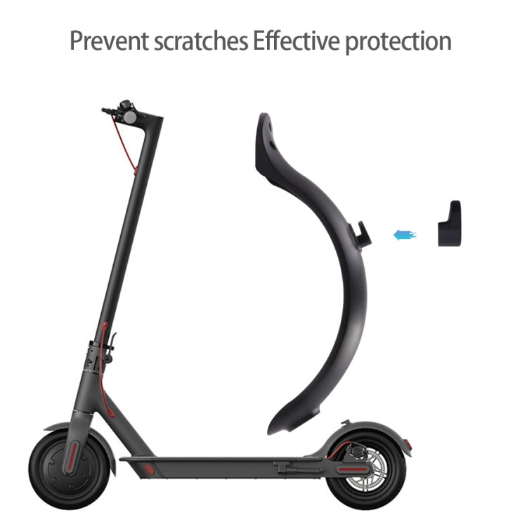 Phụ kiện Xe scooter điện Xiaomi M365, chắn bùn+giá đỡ+đèn hậu, màu đen có cờ lê, màu đen không có cờ lê