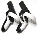 Bộ tay cầm bắn chắc chắn cho bộ điều khiển Meta Quest 2 VR, 1 cặp, màu đen