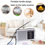 Đài FM AM hai băng tần di động phong cách cổ điển BAIJIALI BJL228 có loa tích hợp, BJL228 màu trắng, BJL228 màu đen
