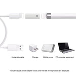 Bộ chuyển đổi sạc bút cảm ứng cho Apple Pencil 1/2, 8 chân cái sang 8 chân cái, 8 chân cái sang Type-C/USB-C cái