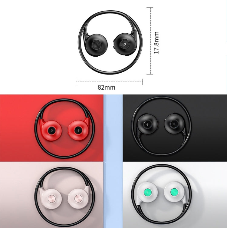Tai nghe Bluetooth loa rung stereo truyền âm qua xương M1S, M1S Đen, M1S Hồng, M1S Đỏ, M1S Xanh lá