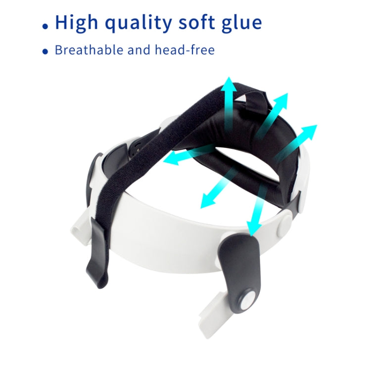 Dây đeo đầu Elite điều chỉnh tăng sự thoải mái cho kính Meta Quest 2 VR, dây đeo điều chỉnh