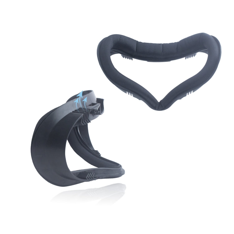 Mặt nạ mắt chống mồ hôi cho tai nghe VR Meta Quest 2, Giá đỡ giao diện khuôn mặt VR, Mặt nạ mắt chống mồ hôi (Đen)