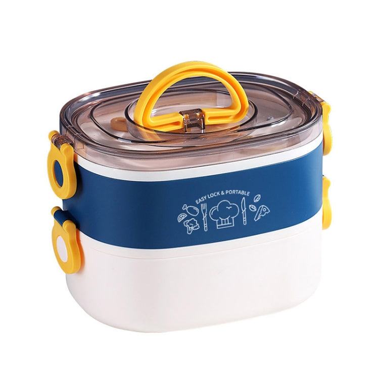Large Capacity Oval Divided Portable Office Insulation Lunch Box, 600ml (Stainless Blue), 600ml (Stainless Yellow), 600ml (Stainless Purple), 1.2L (Stainless Yellow), 1.2L (Stainless Purple), 600ml (Plastic Blue), 600ml (Plastic Yellow)                ...