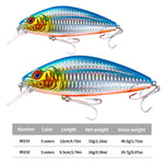 Mồi giả chìm câu xa HENGJIA Minnow, dài 9.5cm nặng 15g, dài 12cm nặng 32g