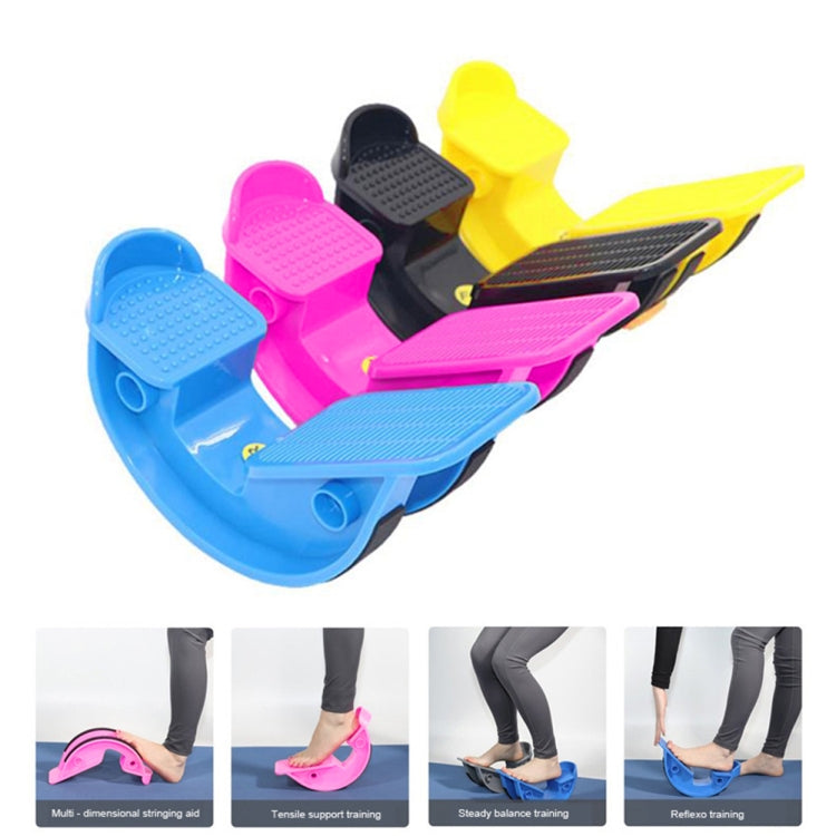 Bảng tập kéo giãn nghiêng thể dục, tập thư giãn bắp chân, bàn đạp đứng, màu đỏ hồng, xanh dương, vàng, đen, hồng có dây buộc chân, xanh dương có dây buộc chân, tím có dây buộc chân