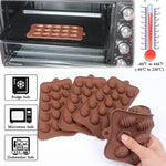 Khuôn Socola Silicone Trứng Màu Sắc Mini Phục Sinh, 15 Trứng