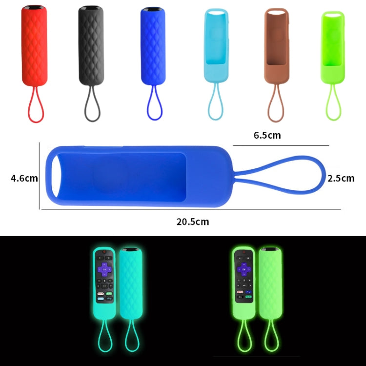Vỏ silicone điều khiển từ xa 2 cái cho TCL Roku 3600R/3900/Voice RCAL7R