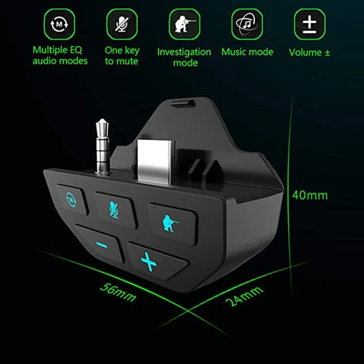 Bộ chuyển đổi tai nghe 3.5mm tăng cường âm thanh tay cầm game Microsoft Xbox One S / X / Elite HS-XO193A, cho Xbox One S / X / Elite