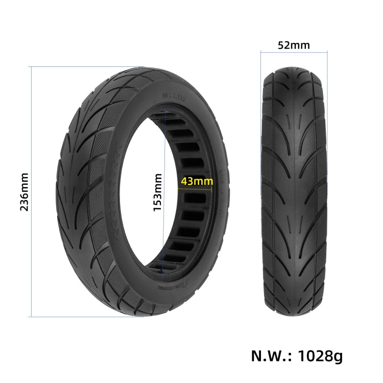 Lốp đặc 10x2.125 inch cho xe scooter điện Ninebot Segway F20/F25/F30/F40, 10x2.125 inch