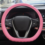 Silicone Non-slip Wear-resistant Concave Point Car Steering Wheel Cover, 34-38cm