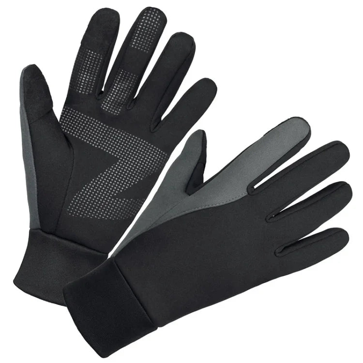 Găng tay đạp xe thể thao ngoài trời chống trượt, chống nước, cảm ứng, ấm, S, M, L, XL