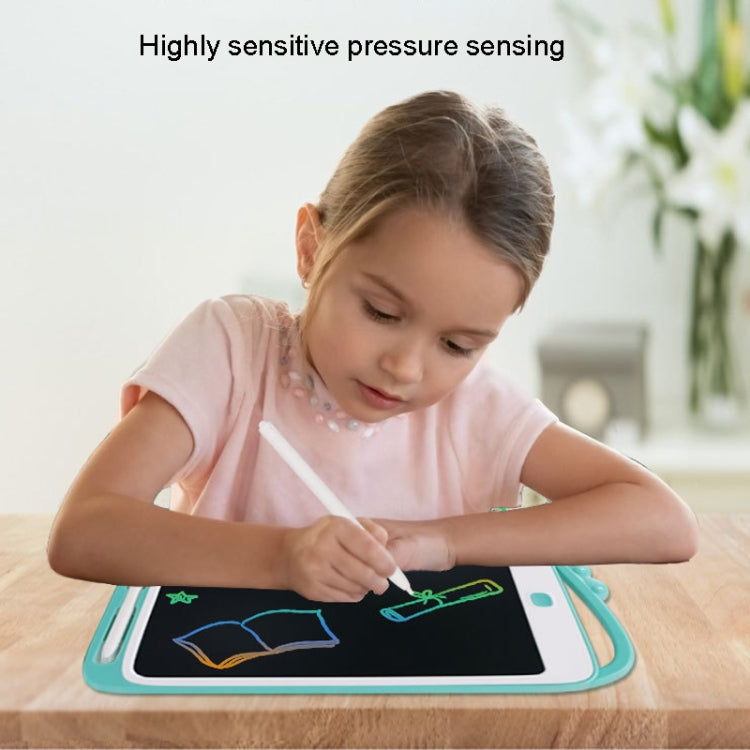 Bảng viết LCD 10 inch hình khủng long hoạt hình nhiều màu cho trẻ em, 10 inch (Xanh nhạt)