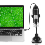 Kính hiển vi kỹ thuật số cầm tay có đèn LED A8 50X-1000X chân đế ống hút USB, A8 50X-1000X