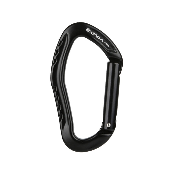 XINDA 22KN Móc khóa nhôm leo núi khóa nhanh thẳng có lò xo, XD-8126 (xanh dương), XD-8126 (đen), XD-8126 (đỏ), XD-8126 (cam), XD-8126 (bạc)