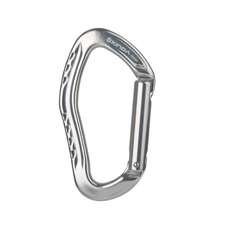 XINDA 22KN Móc khóa nhôm leo núi khóa nhanh thẳng có lò xo, XD-8126 (xanh dương), XD-8126 (đen), XD-8126 (đỏ), XD-8126 (cam), XD-8126 (bạc)