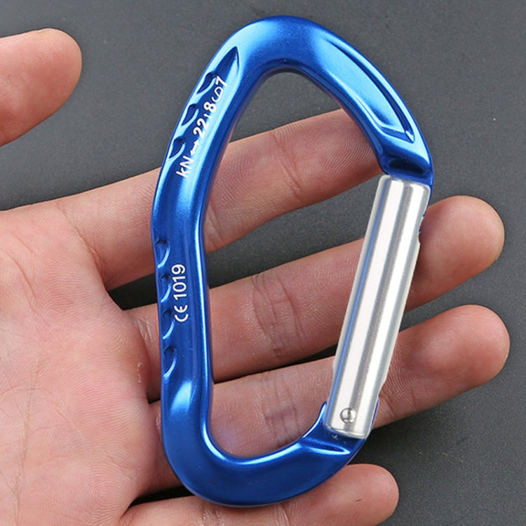 XINDA 22KN Móc khóa nhôm leo núi khóa nhanh thẳng có lò xo, XD-8126 (xanh dương), XD-8126 (đen), XD-8126 (đỏ), XD-8126 (cam), XD-8126 (bạc)