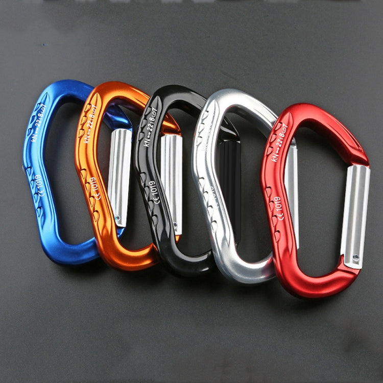XINDA 22KN Móc khóa nhôm leo núi khóa nhanh thẳng có lò xo, XD-8126 (xanh dương), XD-8126 (đen), XD-8126 (đỏ), XD-8126 (cam), XD-8126 (bạc)