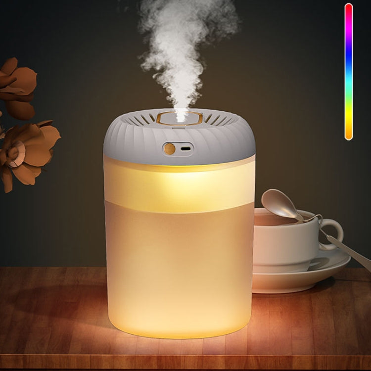 Máy Tạo Độ Ẩm 3000ml Hai Đầu Phun Có Hẹn Giờ Màn Hình Kỹ Thuật Số Và Đèn Môi Trường Nhiều Màu