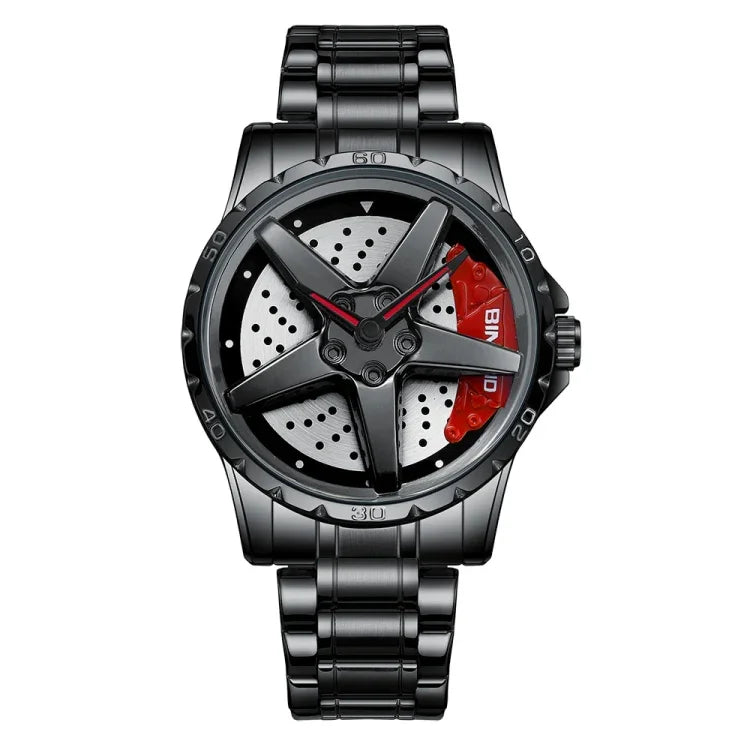BINBOND D002 Car Hub Dial Multifunctional Waterproof and Wear-resistant Men's Watch