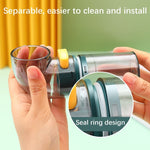 Hũ Gia Vị Kiểm Soát Lượng Muối Nhà Bếp Gia Đình, 1 cái Màu Xanh, 2 cái Màu Xanh Có Đế