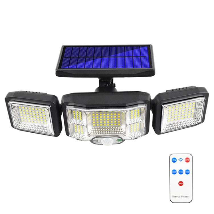 Đèn pha cảm biến xoay ba chiều LED năng lượng mặt trời có điều khiển từ xa, 192LED tích hợp, 192COB tích hợp, 192LED tách rời, 192COB tách rời