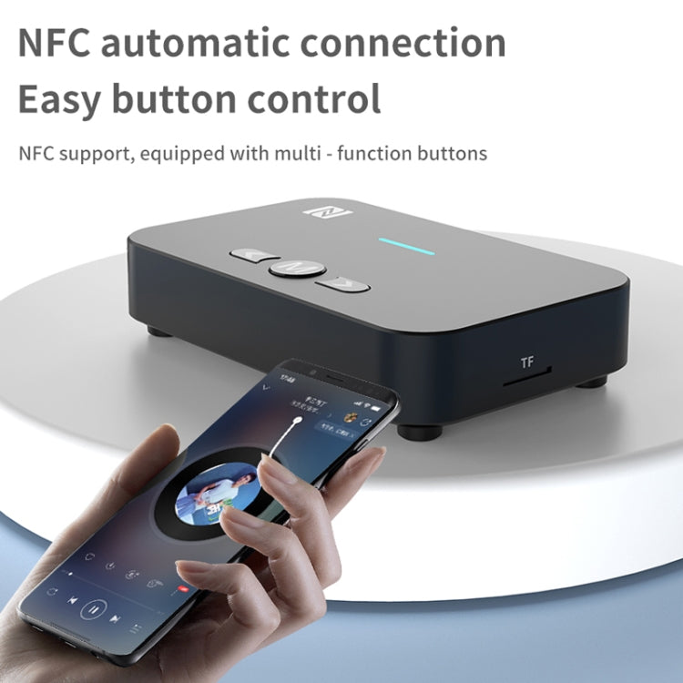 A2 NFC 5.1 Bluetooth Bộ thu phát nhận USB/Thẻ TF/AUX/RCA, A2