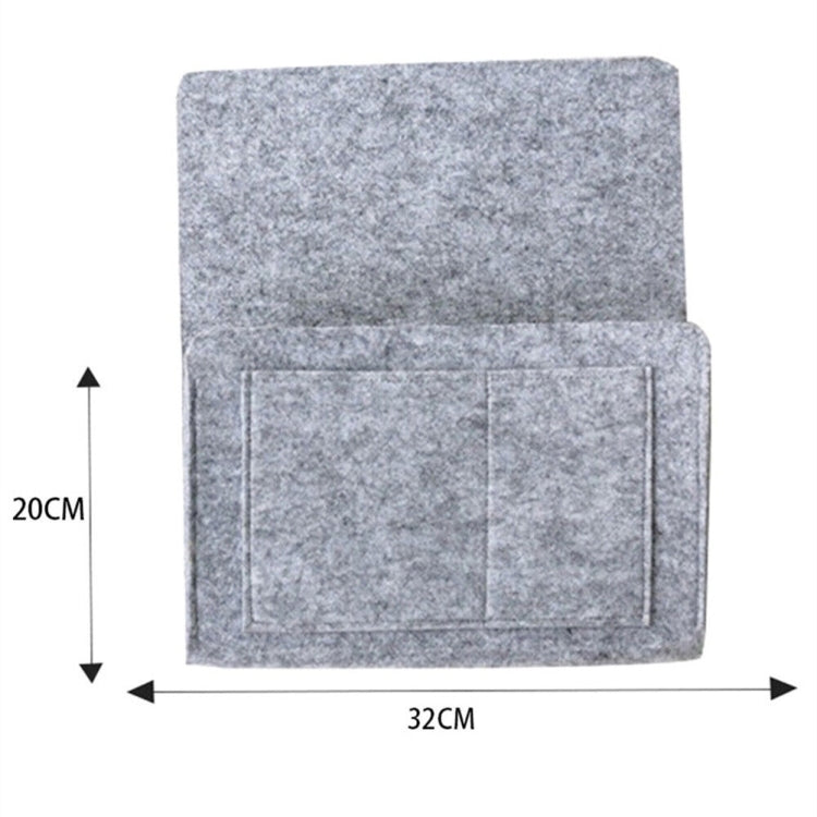 Túi lưu trữ nỉ B05006, túi treo bên giường, túi đựng rác bên ghế sofa, túi lưu trữ bên giường ngủ