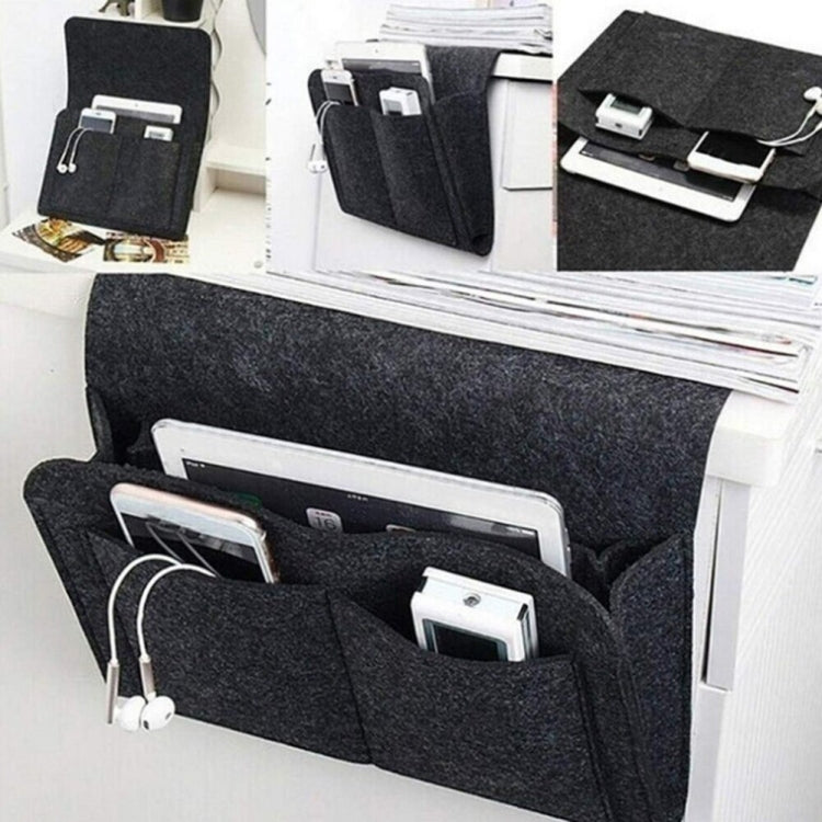 Túi lưu trữ nỉ B05006, túi treo bên giường, túi đựng rác bên ghế sofa, túi lưu trữ bên giường ngủ