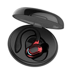 Tai nghe Bluetooth không dây stereo đeo tai F8 kèm hộp sạc, Kèm hộp sạc (Tai đơn Đen), Kèm hộp sạc (Tai đơn Xanh Dương), Kèm hộp sạc (Tai đơn Đỏ), Kèm hộp sạc (Tai đơn Xanh Lá)
