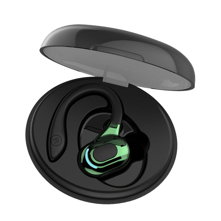 Tai nghe Bluetooth không dây stereo đeo tai F8 kèm hộp sạc, Kèm hộp sạc (Tai đơn Đen), Kèm hộp sạc (Tai đơn Xanh Dương), Kèm hộp sạc (Tai đơn Đỏ), Kèm hộp sạc (Tai đơn Xanh Lá)