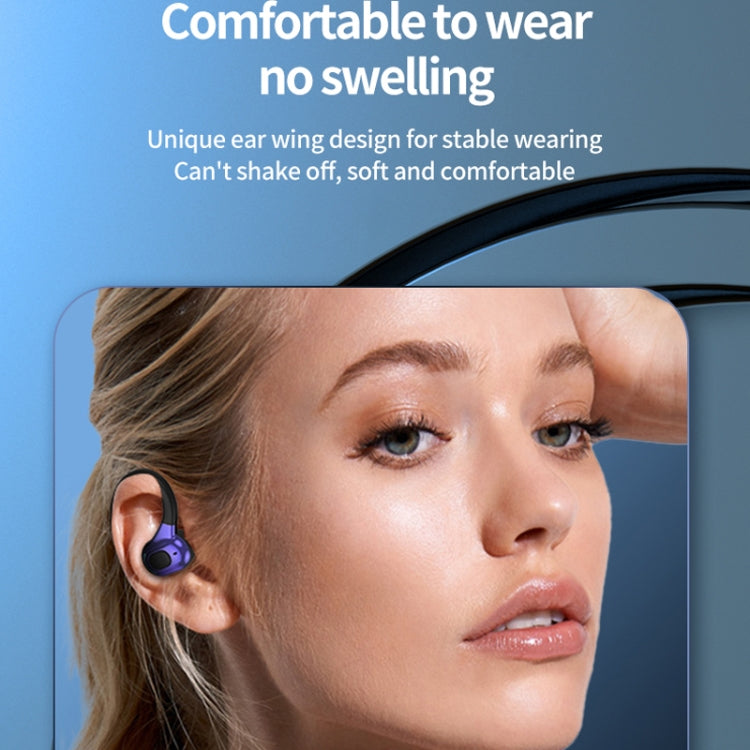 Tai nghe Bluetooth không dây stereo đeo tai F8 kèm hộp sạc, Kèm hộp sạc (Tai đơn Đen), Kèm hộp sạc (Tai đơn Xanh Dương), Kèm hộp sạc (Tai đơn Đỏ), Kèm hộp sạc (Tai đơn Xanh Lá)