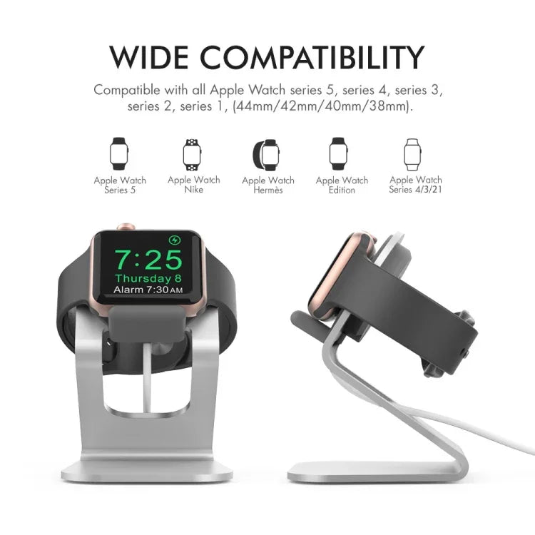 Đế đứng hợp kim nhôm AhaStyle ST03 cho Apple Watch Series, ST03 (Bạc)