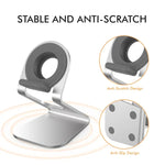 Đế đứng hợp kim nhôm AhaStyle ST03 cho Apple Watch Series, ST03 (Bạc)