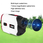 Máy đo khoảng cách laser golf chống nước PGM JQ015 IP54, khoảng cách đo: 400m, khoảng cách đo: 600m (Màu trắng)