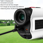 Máy đo khoảng cách laser golf chống nước PGM JQ015 IP54, khoảng cách đo: 400m, khoảng cách đo: 600m (Màu trắng)