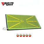 Đệm tập đánh golf PGM DJD038, có hạt theo dõi vết đánh, kiểu: có 5 bóng mút, không bóng