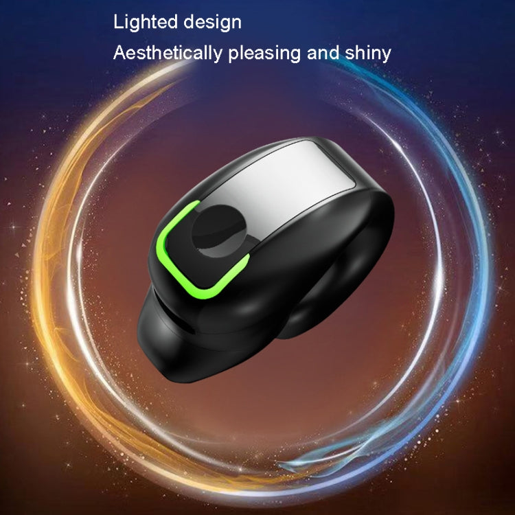 Tai nghe Bluetooth kẹp tai đơn nhẹ chống nước IPX4 GD28, GD28 Đơn Đen, GD28 Đơn Trắng