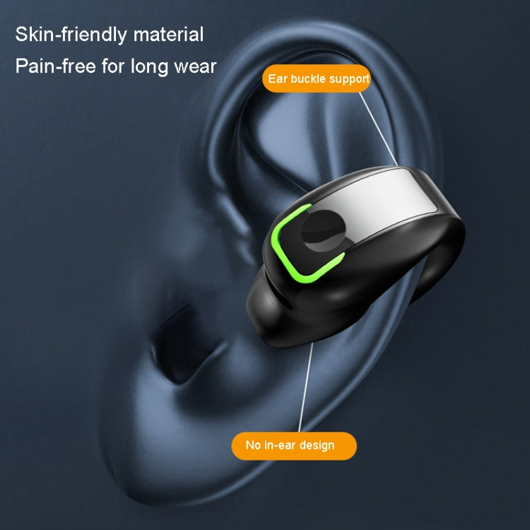 Tai nghe Bluetooth kẹp tai đơn nhẹ chống nước IPX4 GD28, GD28 Đơn Đen, GD28 Đơn Trắng