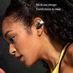 Tai nghe Bluetooth kẹp tai đơn nhẹ chống nước IPX4 GD28, GD28 Đơn Đen, GD28 Đơn Trắng