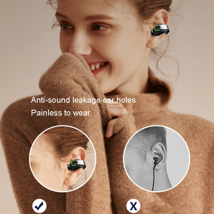 Tai nghe Bluetooth kẹp tai đơn nhẹ chống nước IPX4 GD28, GD28 Đơn Đen, GD28 Đơn Trắng