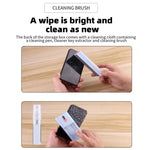 Bút vệ sinh tai nghe Bluetooth 10 trong 1 Q6S cho điện thoại, máy tính, bàn phím, màn hình, máy ảnh kỹ thuật số, Q6S (Xanh Dương), Q6S (Hồng), Q6S (Trắng), Q6S (Đen)