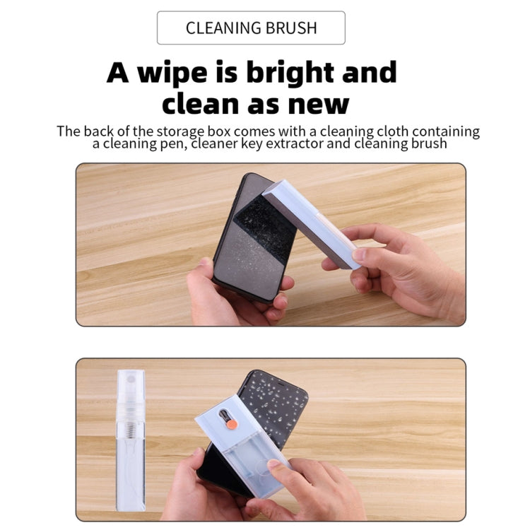 Bút vệ sinh tai nghe Bluetooth 10 trong 1 Q6S cho điện thoại, máy tính, bàn phím, màn hình, máy ảnh kỹ thuật số, Q6S (Xanh Dương), Q6S (Hồng), Q6S (Trắng), Q6S (Đen)