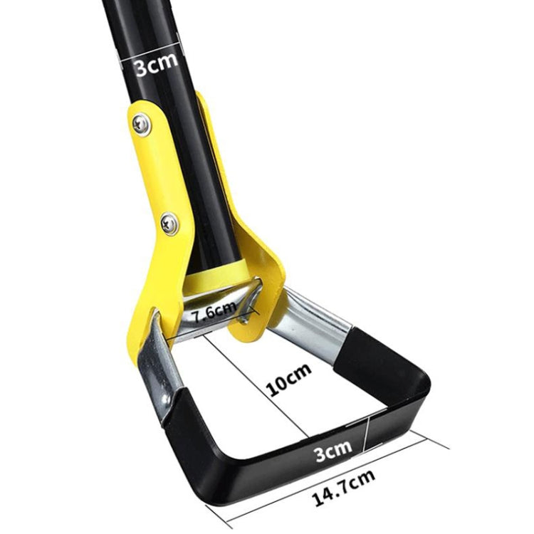MYL-10 Stirrup Ring Weeding Hoes Garden Tools, 3 Sections 1.2m, 4 Sections 1.6m, 5 Sections 2.0m, 6 Sections 2.4m