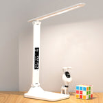 LED Intelligent Digital Display Foldable Desk Lamp, Style:, USB Straight Plug, Charging 2000mAh, Charging 3200mAh, Double Head USB Straight Plug, Double Head Charging 2000mAh, Double Head Charging 3200mAh